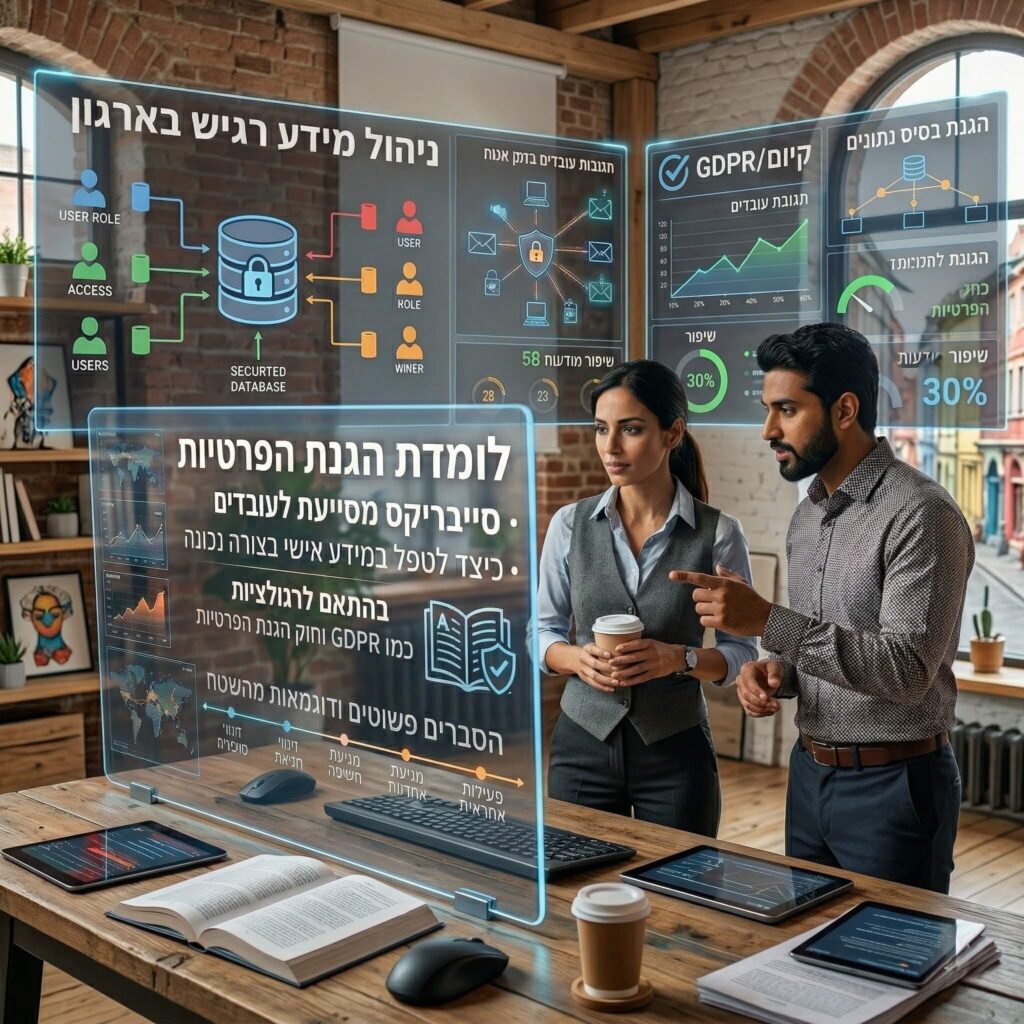 לומדת הגנת הפרטיות של סייבריקס — עומדים בדרישות תיקון 13 ושומרים על המידע